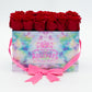 12 Roses Rectangle - Tie Dye