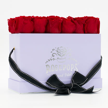 12 Roses Rectangle - Lilac