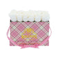 12 Roses Rectangle - Preppy Pink