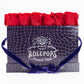 12 Roses Rectangle - Deep Violet