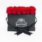 12 Roses Rectangle - Black Croc