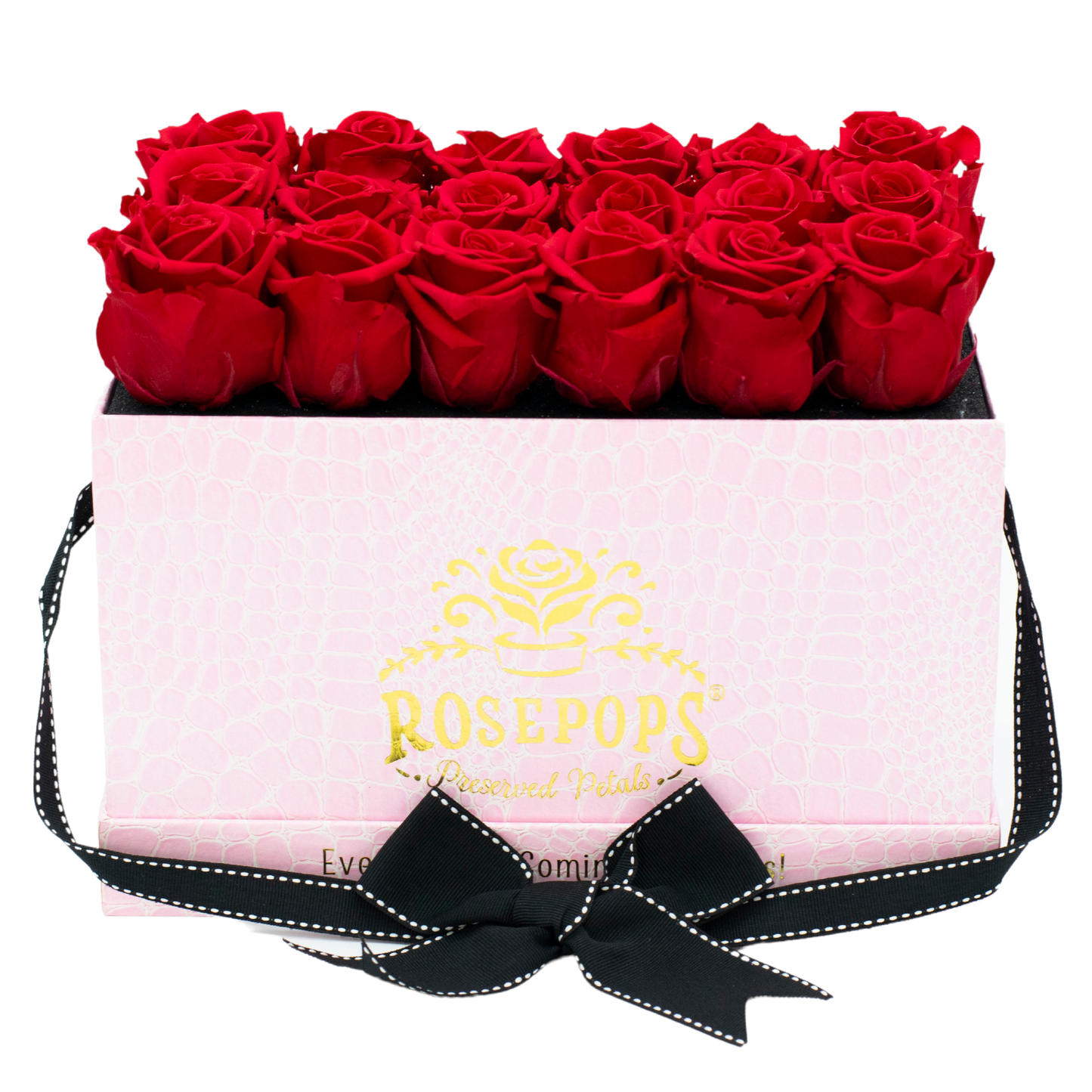 Pink Monogrammed Pop of the Line - Cherry Roses