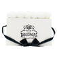 White Monogrammed Keeper by the Dozen - 12 True White Roses
