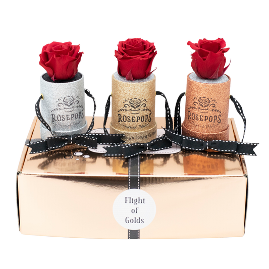 Flight of Golds Champagne POPs