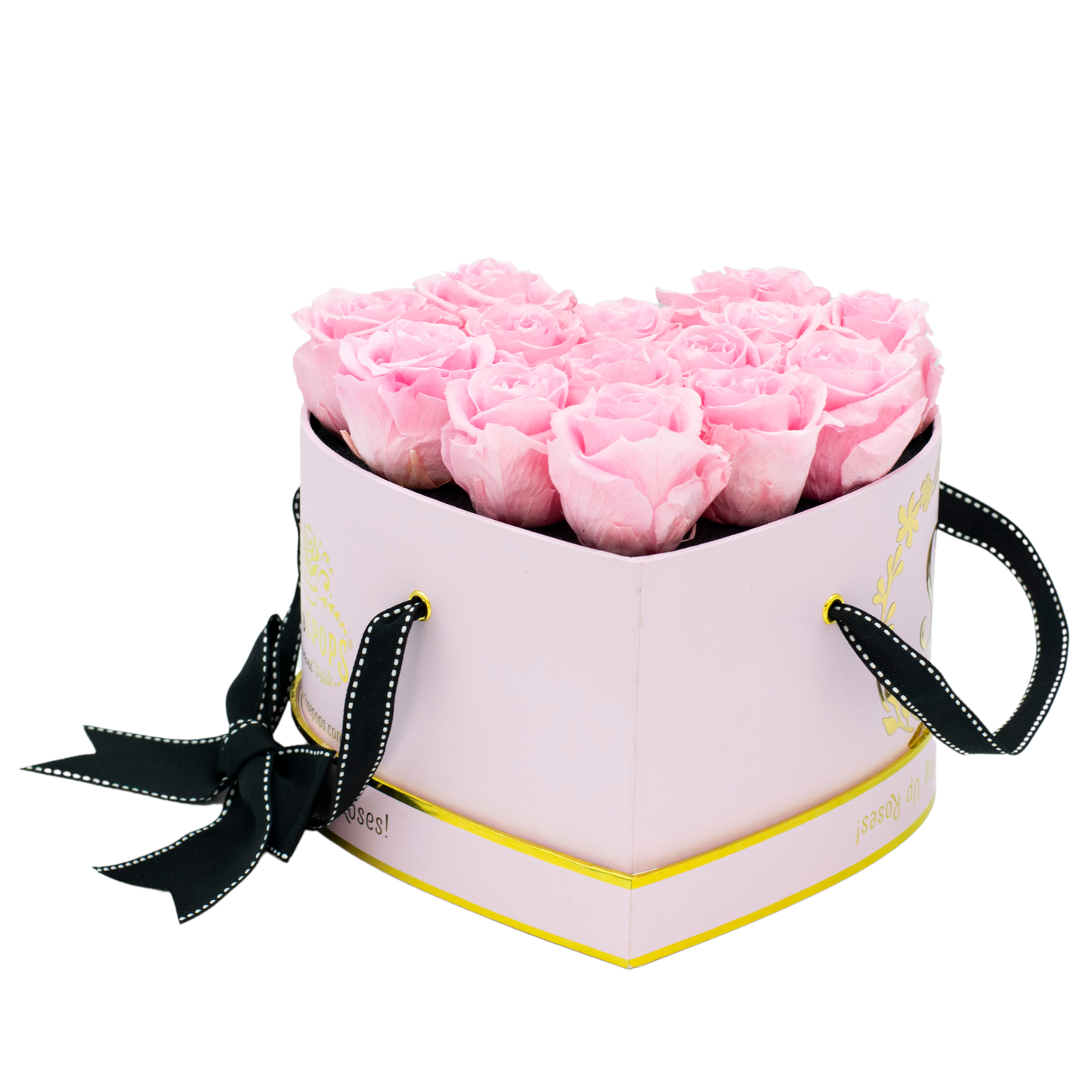 The Pink Monogrammed Lucky 13 - Cotton Candy Roses