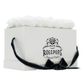 White Monogrammed Pop of the Line - 18 Marshmallow Fluff Roses